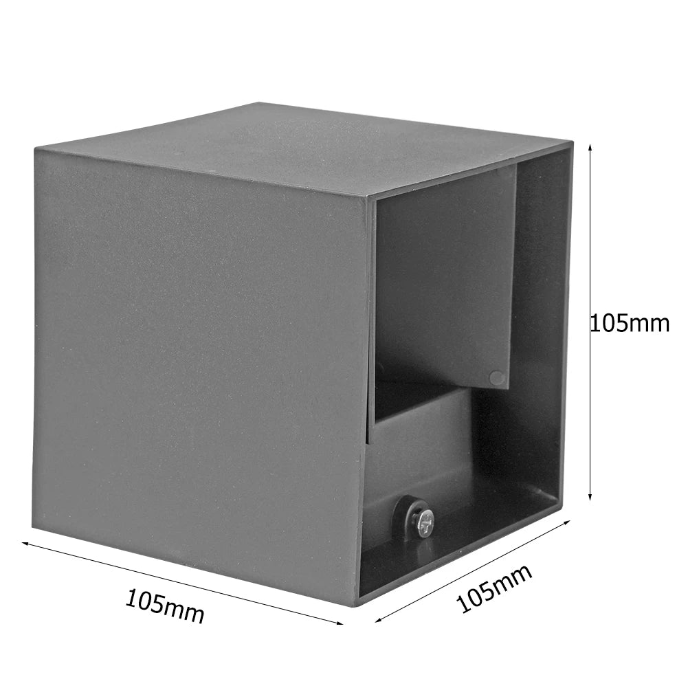 12W LED Wall Lamp Outdoor Waterproof Up And Down Luminous Lighting For Living Room Bedroom Garden Decor Wall Light AC90-260V