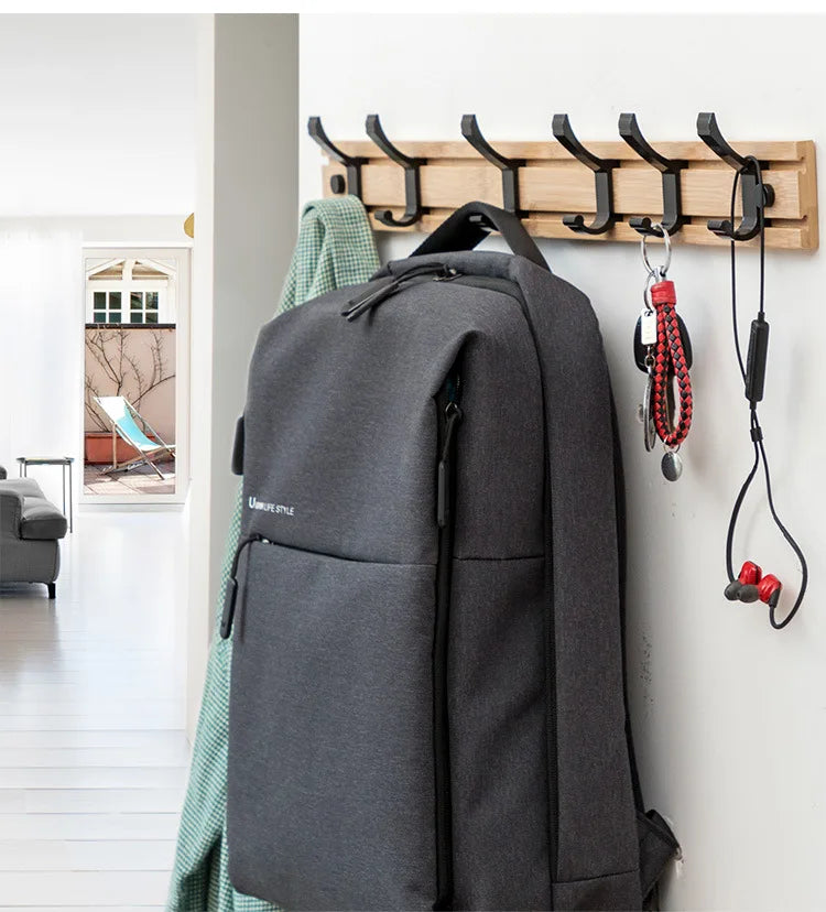 Nordic Fashion Style Bedroom Furniture Coat Rack Clothes Hanger Hooks Living Room Closet Bamboo Hat Racks Coat Hanger Wall Hook