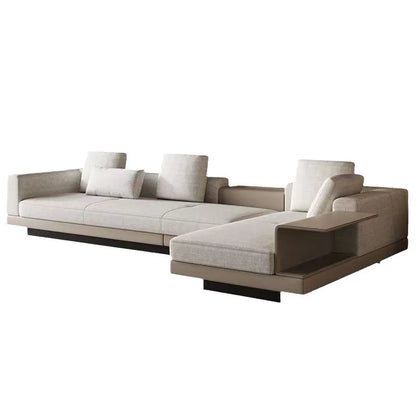 Italian Minimalist High-End Segmented Sofa Modern Size Living Room Sofa Sectional