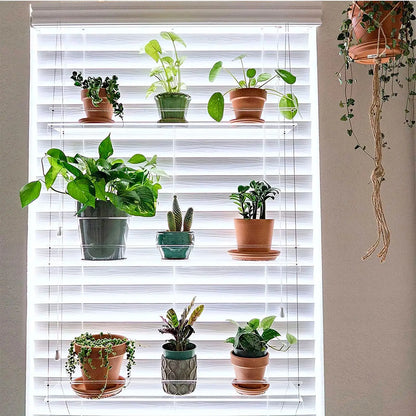 Modern Decorative Plant Rack Stand Plants Succulent Shelf Acrylic Multi-Layer Garden Flower Stand For Window Living Room Bedroom