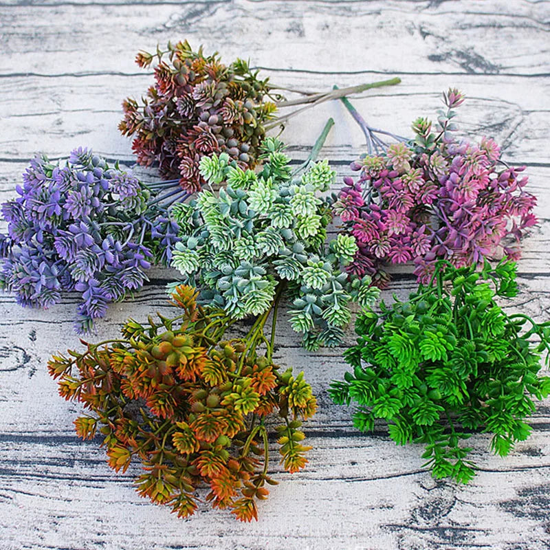 28 Heads Artificial Succulents for Garden & Wedding Decor