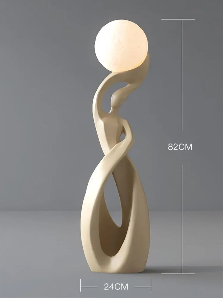 Creative Abstract Art - 82cm Sculpture - Luxury Ornament Lamp