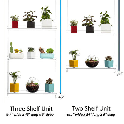 Modern Decorative Plant Rack Stand Plants Succulent Shelf Acrylic Multi-Layer Garden Flower Stand For Window Living Room Bedroom