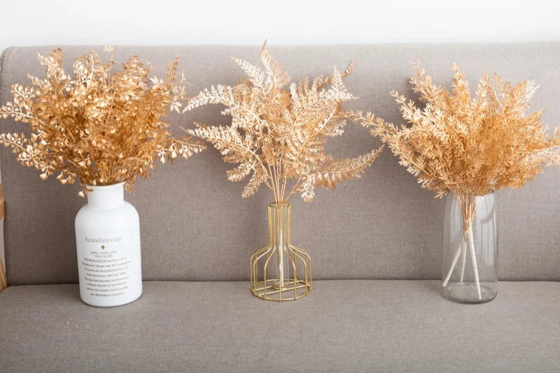 Gold Artificial Flowers for Weddings & Home Decor