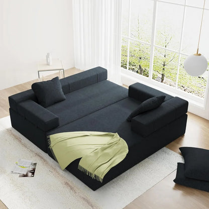 Modular Sectional Sofa,for Living Room Modern Minimalist Couches with Right Side Chaise,No Assembly,Sectional Sofas
