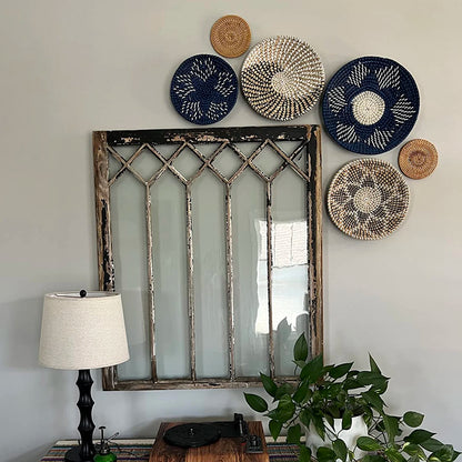 9PCS Boho Rattan Wall Decor Set