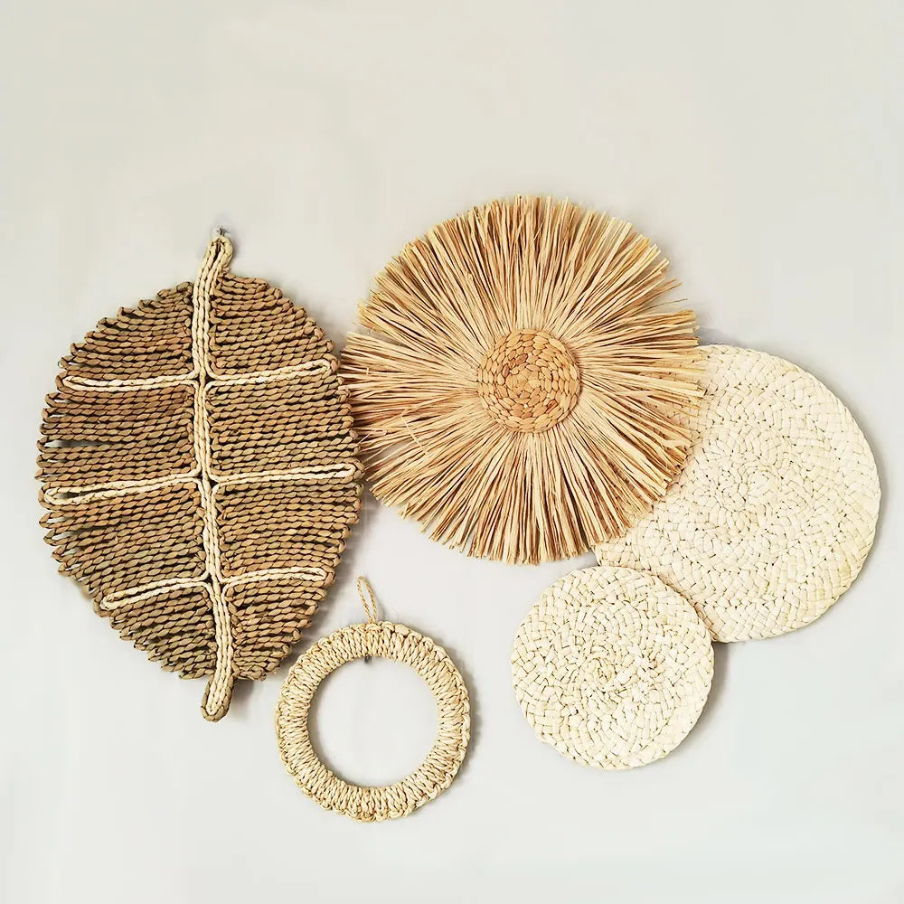 Seaweed Woven Decorative Plate – Porch Wall Hanging