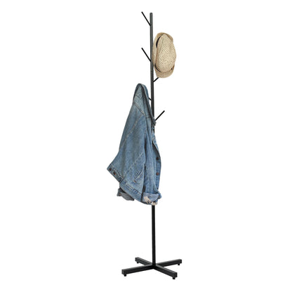 Free-Standing Clothes and Hats Rack Tree-shaped Clothes Rack Metal Coat Rack