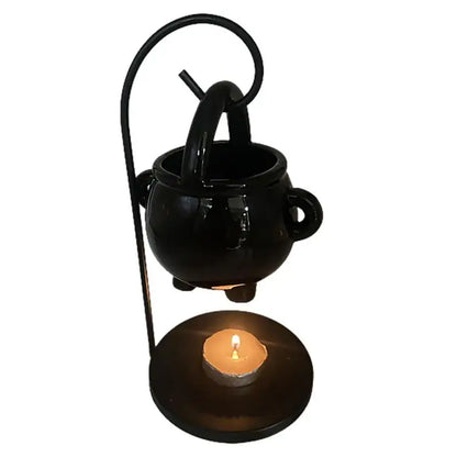 Hanging Cauldron Wax Burner & Candle Holder for Home Decor