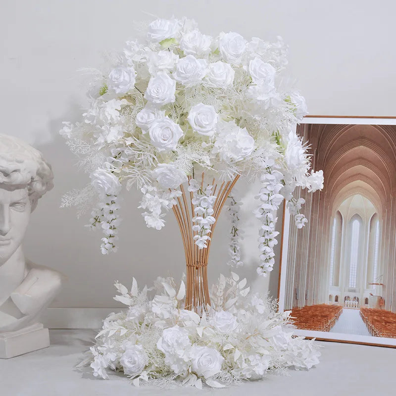 Artificial Flower Ball Centerpiece for Wedding Table Decor