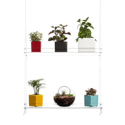 Modern Decorative Plant Rack Stand Plants Succulent Shelf Acrylic Multi-Layer Garden Flower Stand For Window Living Room Bedroom