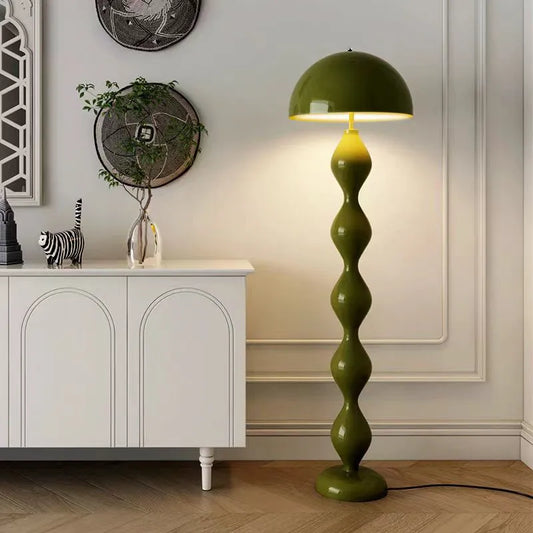 Scandi Macaron Floor Lamp Creative Mushroom Lamp For Living Room Bedroom Bedside Shop Hotel Decor LED Colorful Standing Lamp