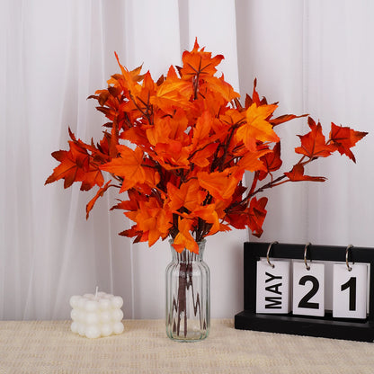 1PC Artificial Autumn Maple Leaf for Home & Garden Decoration