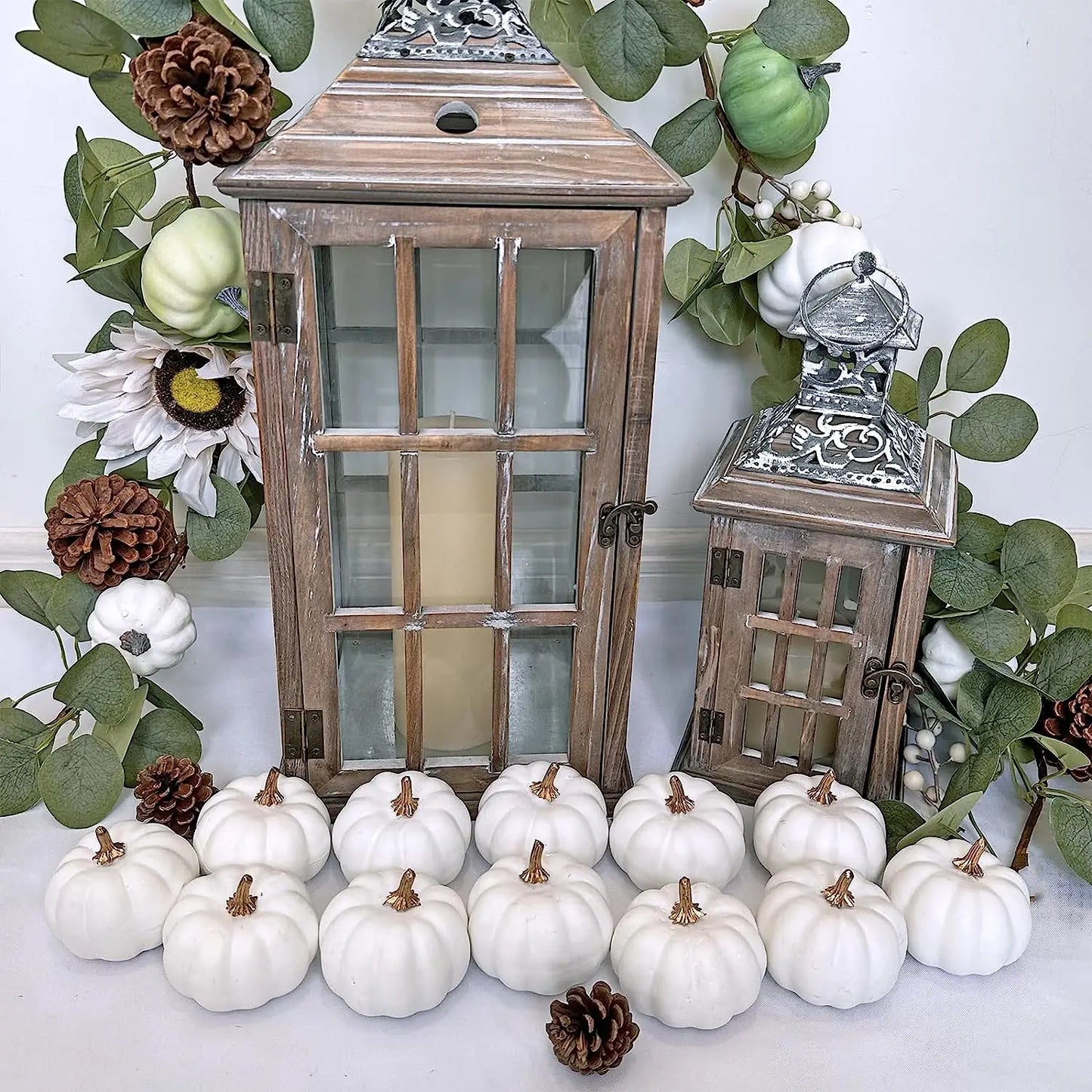 Small Foam Pumpkins - 1/3/6 Pack Autumn Decor