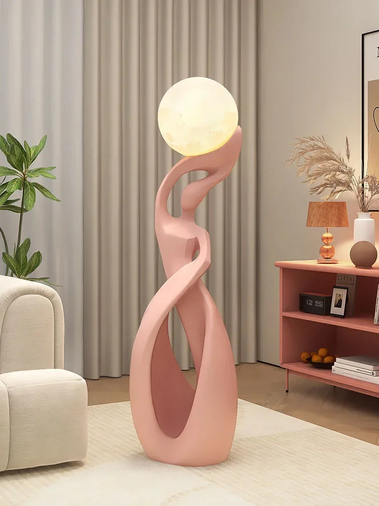 Creative Abstract Art - 82cm Sculpture - Luxury Ornament Lamp