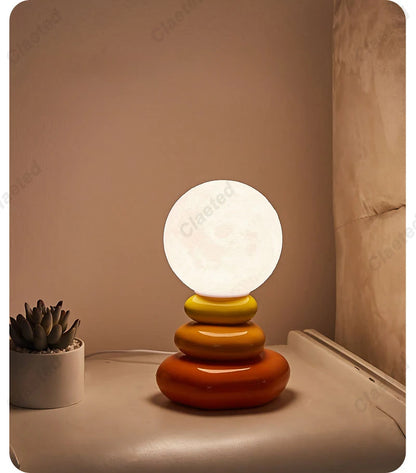 Colorful Nordic Stone Table Lamp