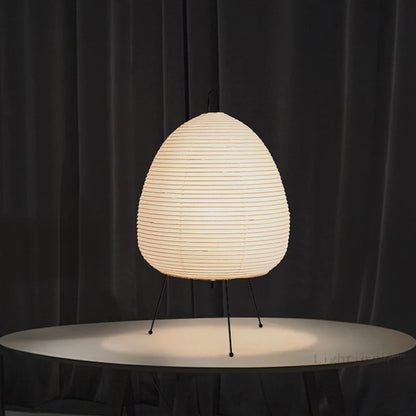 Japanese Wabi-Sabi Rice Paper Table Lamp