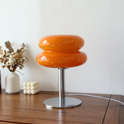 Macaron Glass Table Lamp - Trichromatic Dimming, Eye Protection