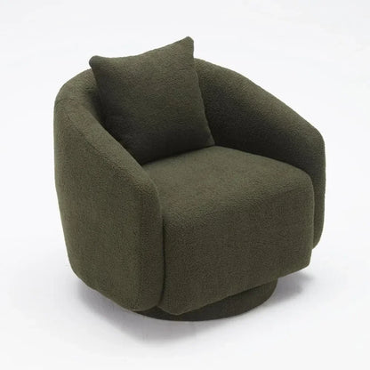 Swivel Barrel Accent Chair - Living Room, Bedroom, Office