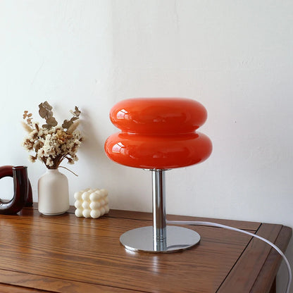 Macaron Glass Table Lamp - Trichromatic Dimming, Eye Protection