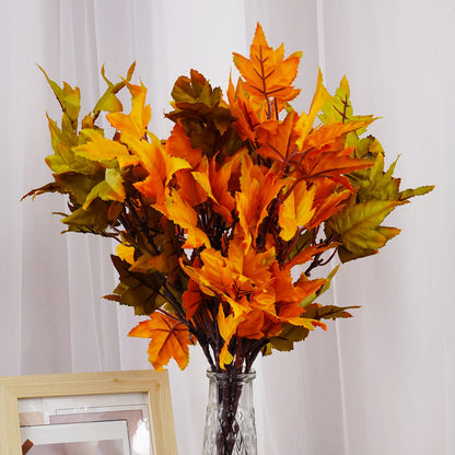 1PC Artificial Autumn Maple Leaf for Home & Garden Decoration