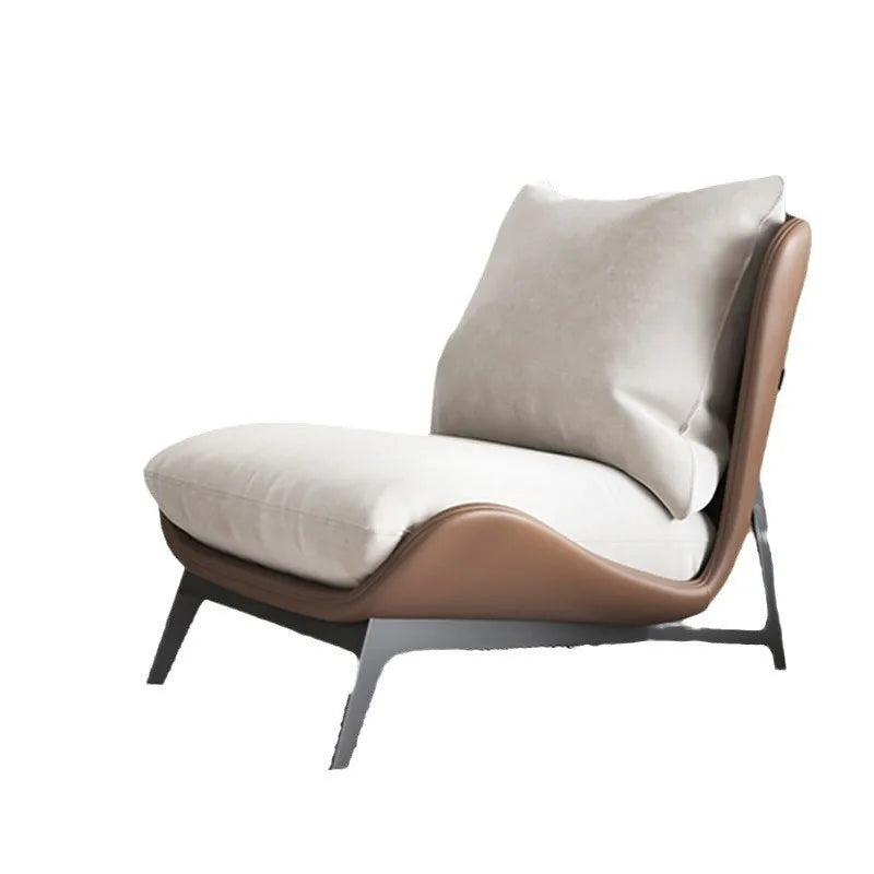 Nordic Single Sofa Chair – Modern Minimalist Art Design for Balcony or Leisure