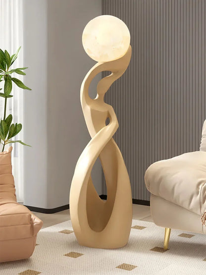 Creative Abstract Art - 82cm Sculpture - Luxury Ornament Lamp