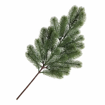 Artificial Snowy Pine Branches for Christmas Tree & Garland Decor