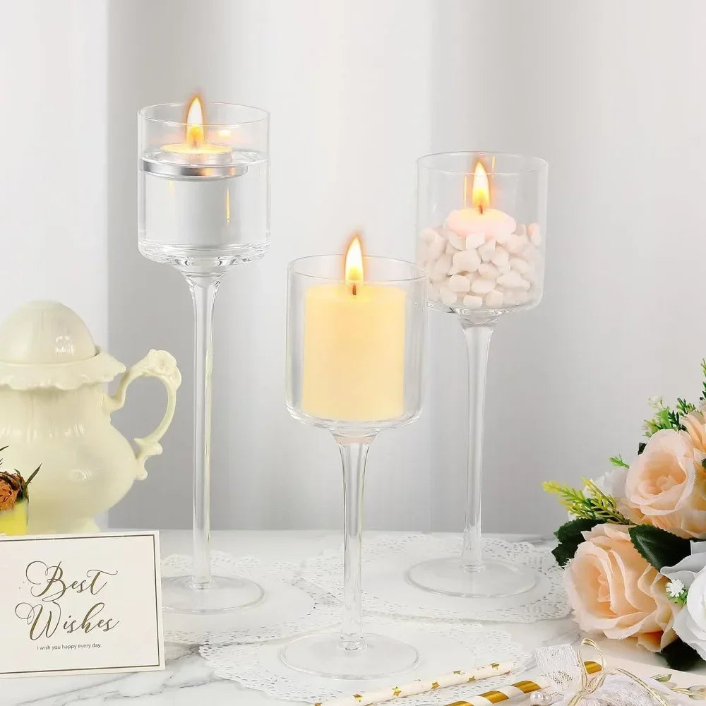 6-Piece Candle Holder Set – 3 Sizes