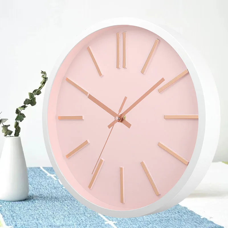 12-Inch Silent Digital Wall Clock - Stylish Living Room Decor