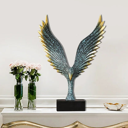 Eagle Ornaments Dapeng Spreads Its Wings Angel Wings Crafts TV Cabinet Wine Cabinet Model Room Decorations