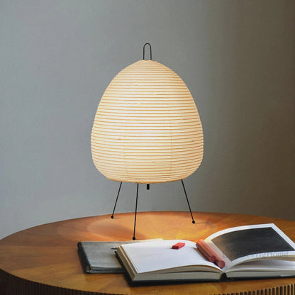 Japanese Wabi-Sabi Rice Paper Table Lamp