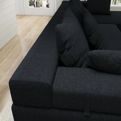 Modular Sectional Sofa,for Living Room Modern Minimalist Couches with Right Side Chaise,No Assembly,Sectional Sofas